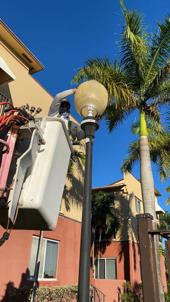 Parking Lot Light Repair