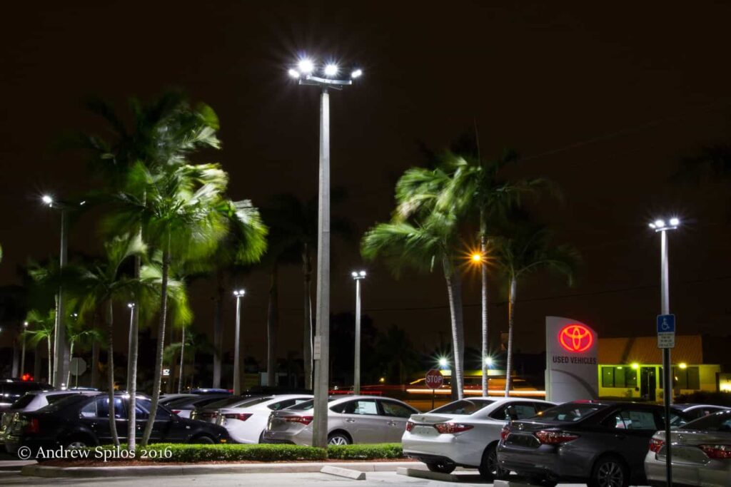 Parking Lot Light Repair